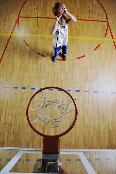 Basketball player shooting — Stock Photo, Image