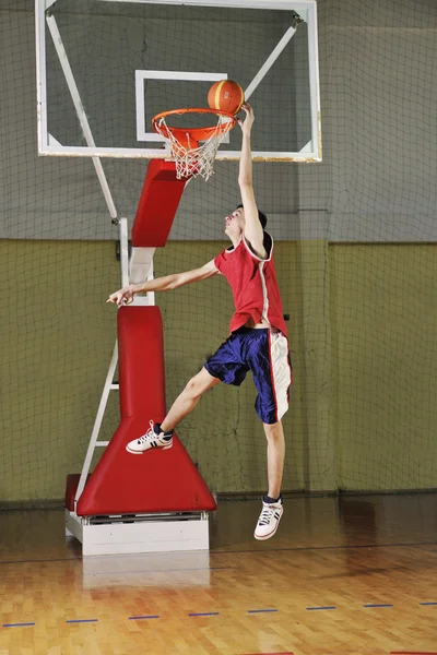 Basketbal skok — Stock fotografie