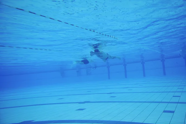 Swimming pool underwater — Stock Photo, Image