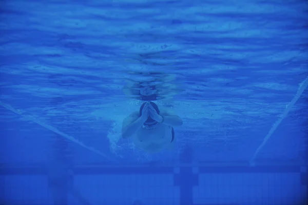 Swimming pool underwater — Stock Photo, Image