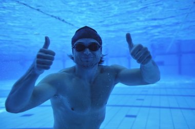 Swimming pool underwater clipart