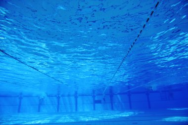 Swimming pool underwater clipart