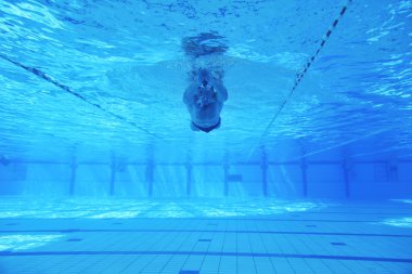 Swimming pool underwater clipart