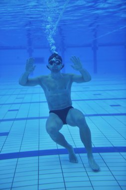 Swimming pool underwater clipart