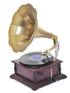 Old gramophone clipart