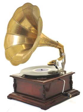 Old gramophone clipart