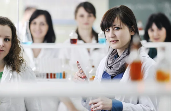 Group in lab — Stock Photo, Image
