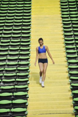 kadın Atletizm Stadyumu koşu