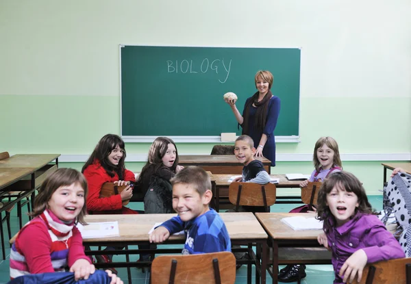 Learn biology in school — Stock Photo, Image
