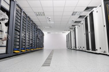 Network server room clipart