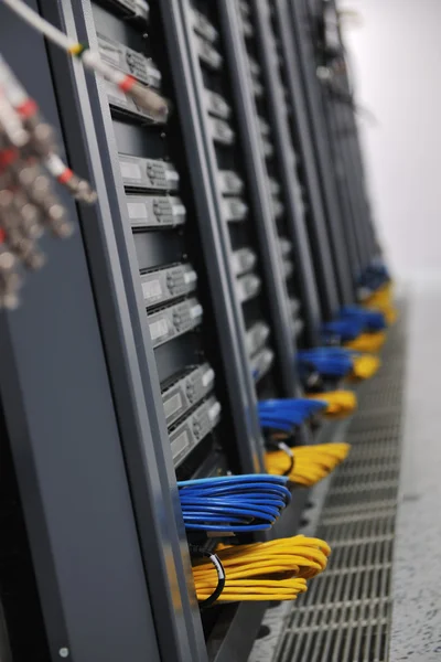 Sala de servidor de rede — Fotografia de Stock