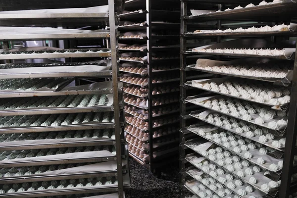 Production d'usine de pain — Photo