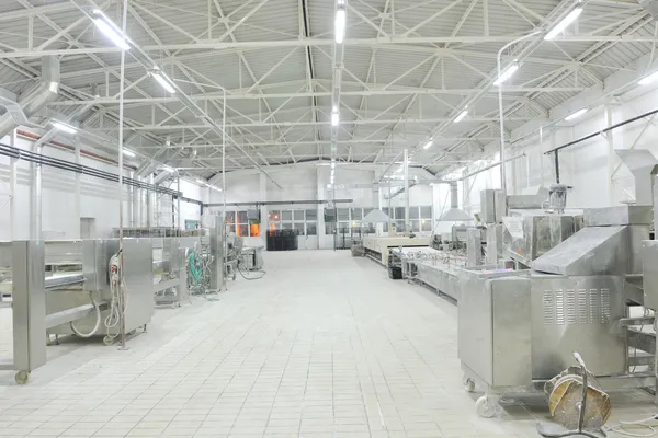 Producción de la fábrica de pan —  Fotos de Stock