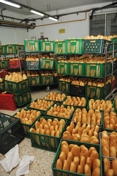 Bröd fabriken produktion — Stockfoto