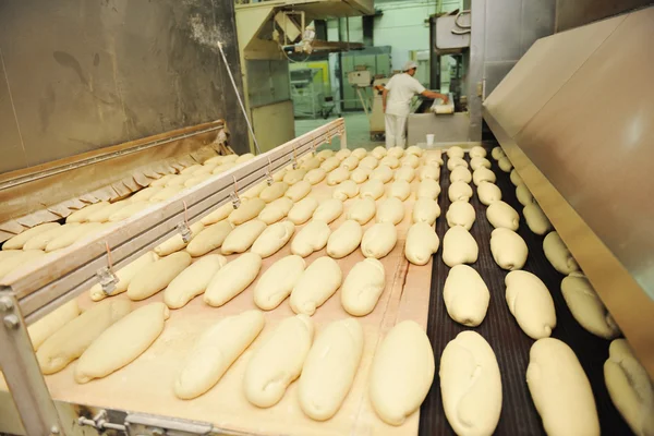 Bread factory production — Stock Photo, Image