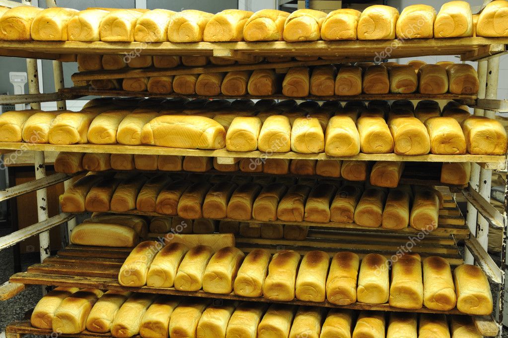 Bread factory production ⬇ Stock Photo, Image by © .shock 4506732