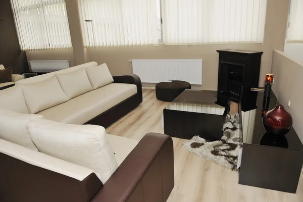 Sala Estar Moderna Interior Com Mobiliário Novo Decorações Para Casa — Fotografia de Stock
