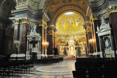 Macaristan Budapeşte kilise katedral eski mimari