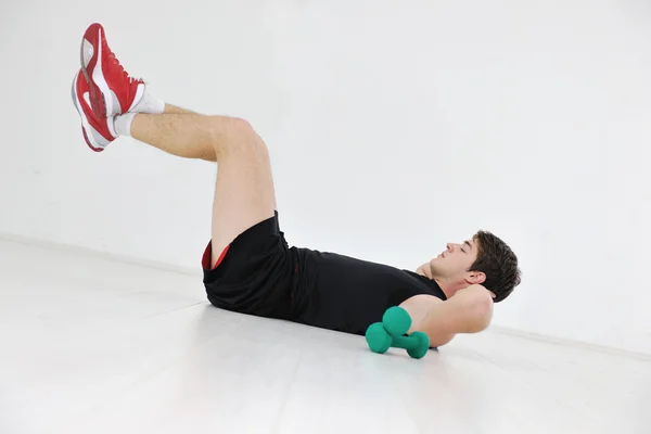 Mens fitnesstraining — Stockfoto