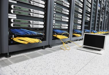 Network server room clipart