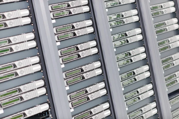 Internet Network Server Room Computers Racks Digital Receiver Digital — Stock Photo, Image