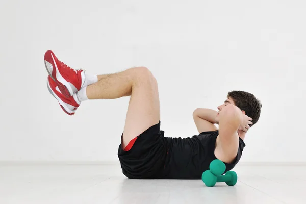 Mens fitnesstraining — Stockfoto
