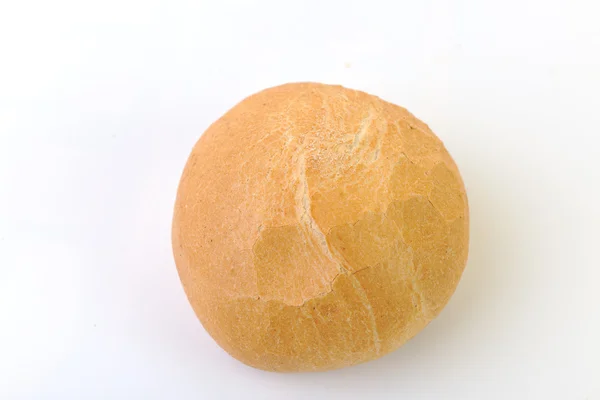 Taze Ekmek Sağlıklı Ürün Beyaz Üzerinde Izole — Stok fotoğraf