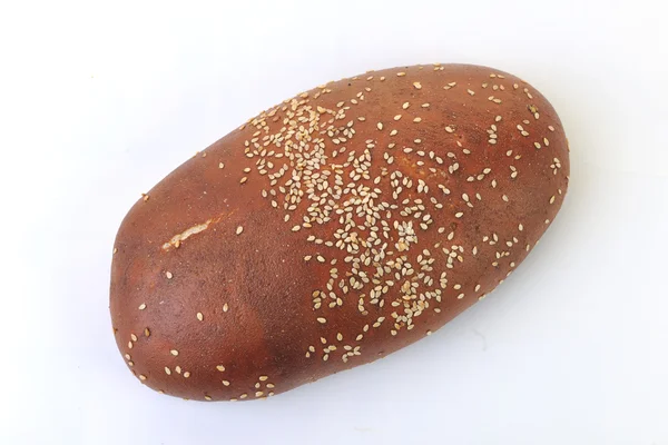 Свежий Хлеб Здоровый Продукт Изолирован Белом — стоковое фото