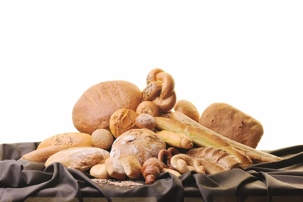 Fresh bread food group — Stock Photo, Image