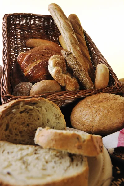 Pane fresco gruppo alimentare — Foto Stock