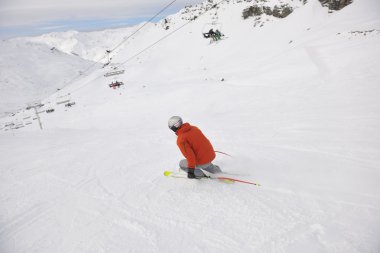 üzerinde tarih şimdi kış sezonunda Kayak