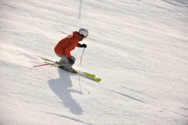 üzerinde tarih şimdi kış sezonunda Kayak