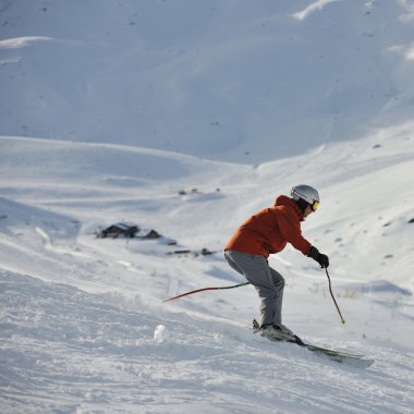 üzerinde tarih şimdi kış sezonunda Kayak