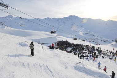 Grup var eğlenceli kış tatil