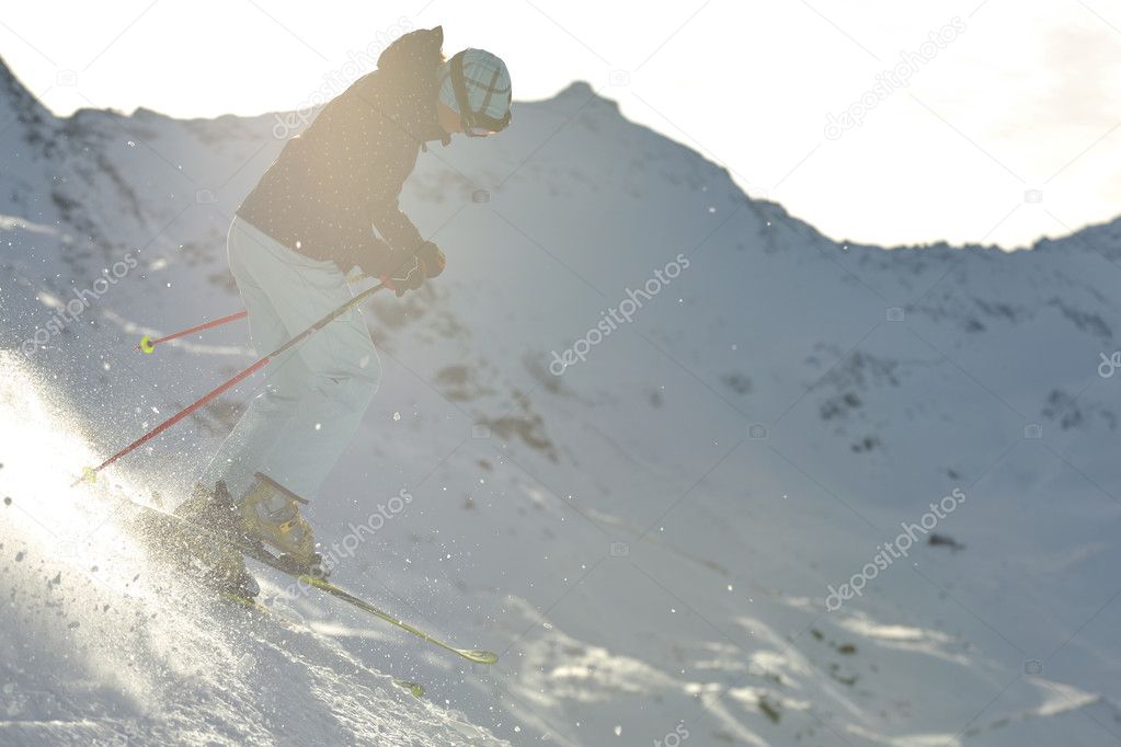 Skiing on on now at winter season