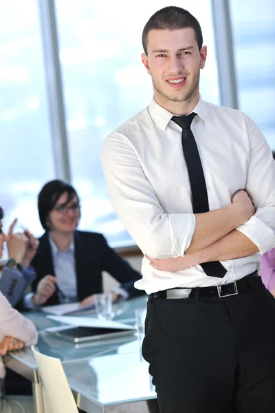 Young business man in the office room — Stock Photo, Image
