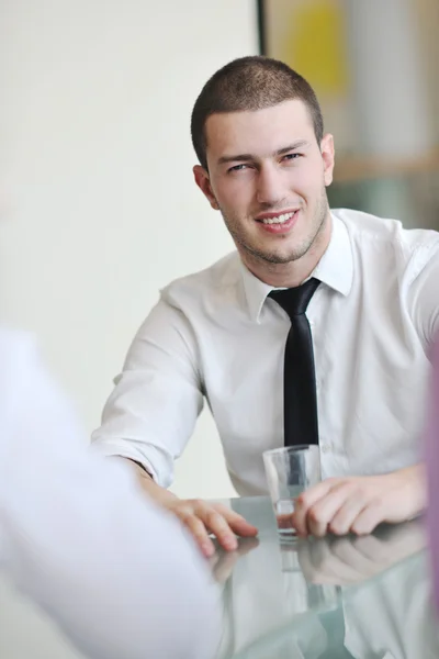 Young business man in the office room — Stock Photo, Image