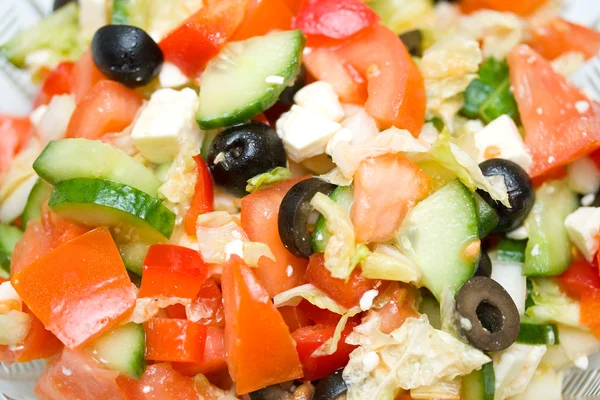 Gros plan salade grecque — Photo