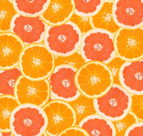 stock image Orange and grapefruit peaces