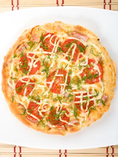 Pizza tabağı — Stok fotoğraf