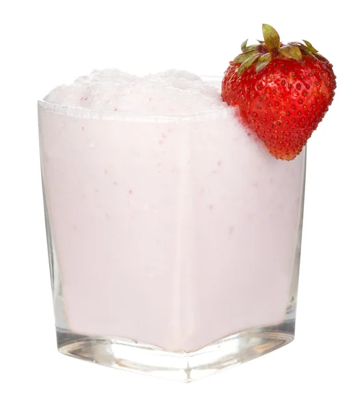 Frischer Erdbeer-Milchshake — Stockfoto