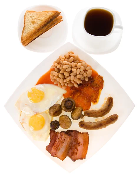 Traditionelles englisches Frühstück — Stockfoto