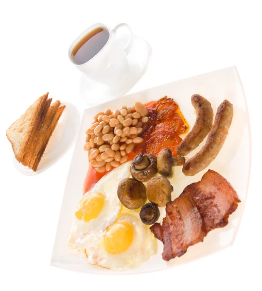 Hagyományos angol reggelit — Stock Fotó