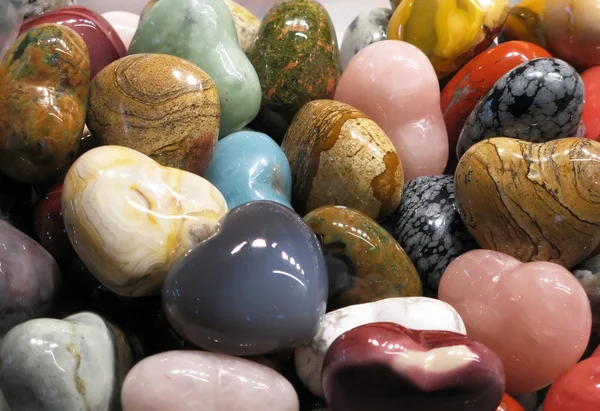 Набор полудрагоценных камней — стоковое фото
