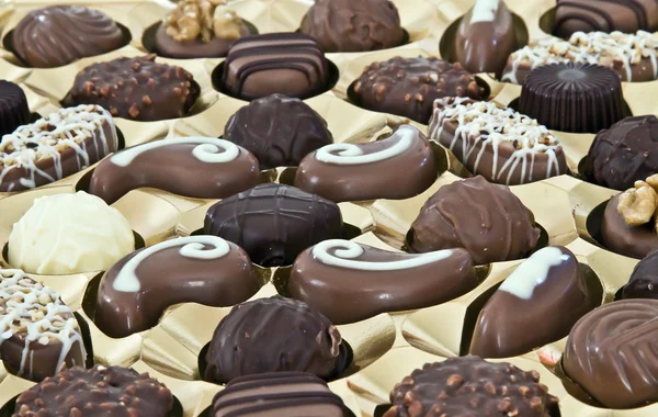 Pudełko czekoladek — Zdjęcie stockowe