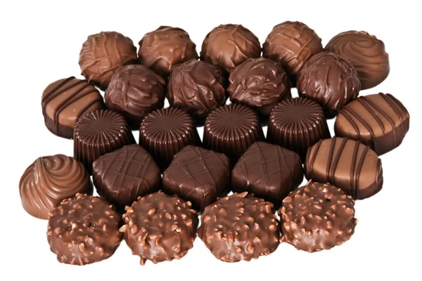 Conjunto de chocolates — Fotografia de Stock