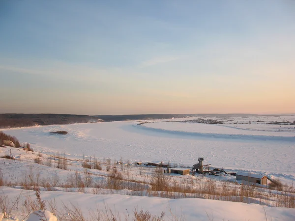 Kış Nehri — Stok fotoğraf
