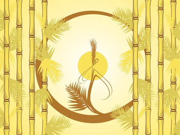 Bambu desen — Stok Vektör