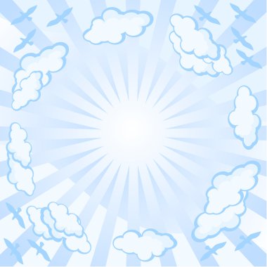 Sky-a-background clipart