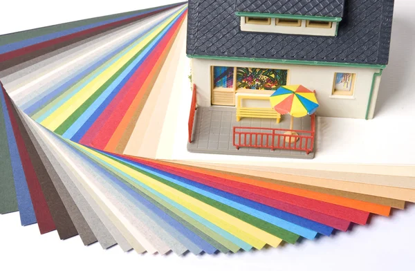 Malowanie domu — Zdjęcie stockowe